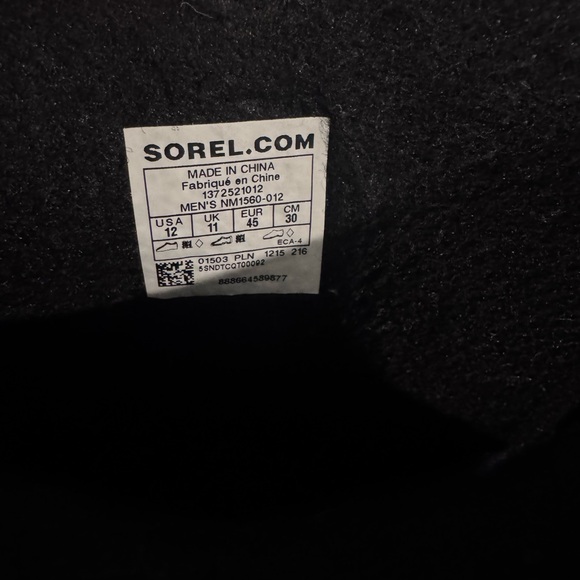 Like New Sorel Men\'s Black and Red 1964 Premium Boots main image 9